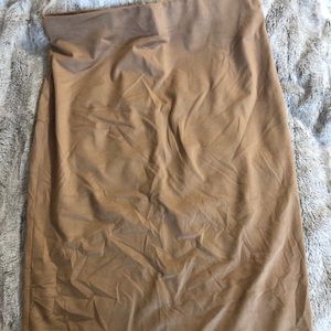 Naked Wardrobe Faux Suede Skirt